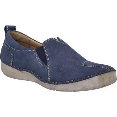 Slipper JOSEF SEIBEL "Fergey 49, shark", Damen, Gr. 40, grau (shark), Obermaterial: 100% Rindsleder Leather cow., Schuhe Slipper