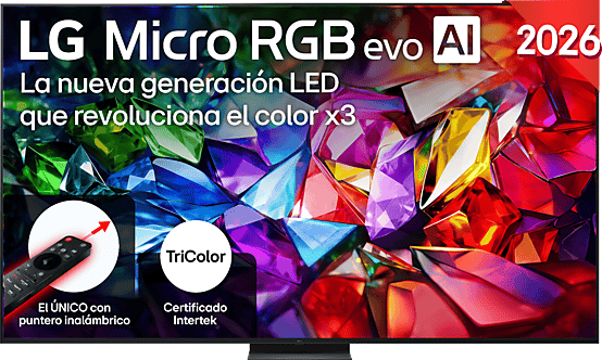 TV RGB Micro LED 100" - LG 100MRGB96B6, UHD 4K, Procesador Inteligente α11 AI Processor 4K Gen3, Smart TV, DVB-T2 (H.265), Negro