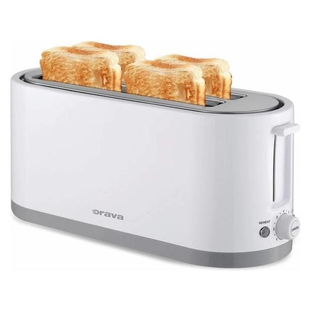 Orava HR-125 weiss / Toaster / 1200-1400 W / 4 Schlitze / 7 Bräunungsgrade (HR-125)