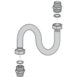 Flexible Gasanschlussleitung für Kaskadenunit GB162 LPG