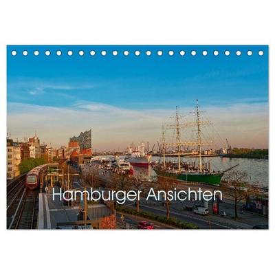 Hamburger Ansichten (Tischkalender 2026 DIN A5 quer), CALVENDO Monatskalender