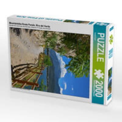 CALVENDO Puzzle Mountainbike-Route Ponale, Riva del Garda 2000 Teile Puzzle hoch | 2000 Teile Lege-Größe 90 × 67 cm Foto-Puzzle für glückliche Stunden