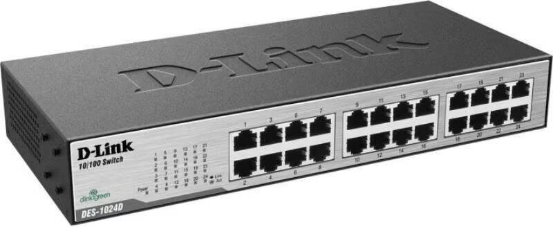 D-Link Des-1024d Switch 24 Puertos 10/100 Mbps Talla Única Unisex