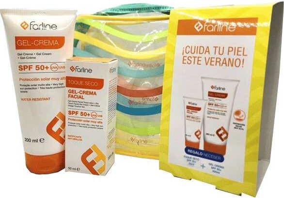 Farline Neceser gel-Crema Spf50+ Facial 50 ml + Corporal 200 ml