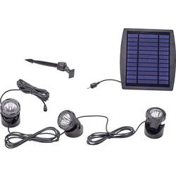 Pontec 77939 Teichbeleuchtung 3er Set LED 0.5 W Schwarz