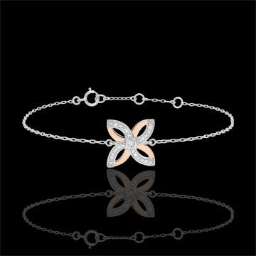 Edenly Armband Frische - Sommerlilie - WeiÃŸgold, RosÃ©gold