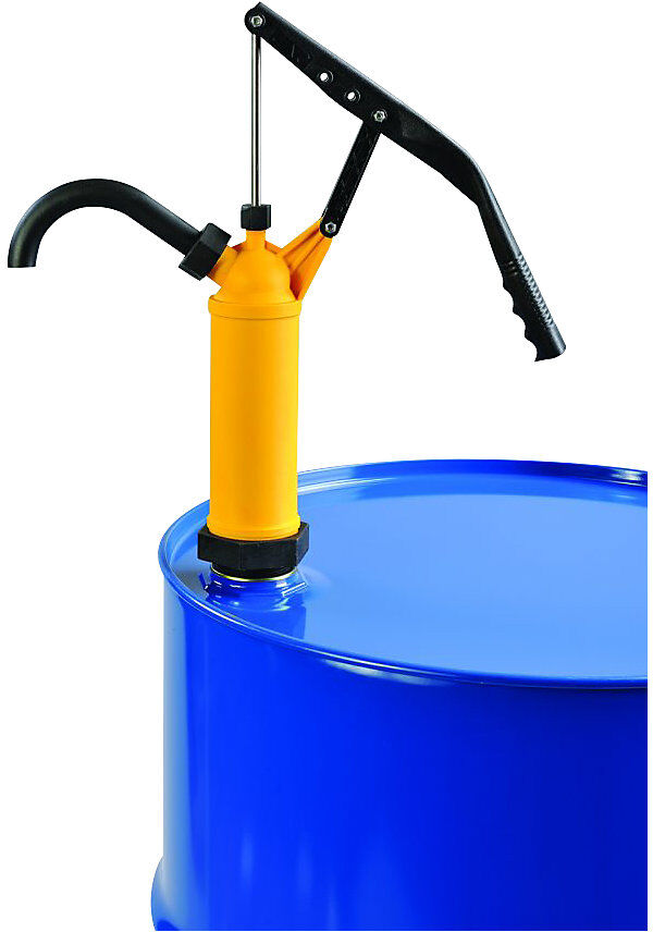 Fass-Handpumpe, für leichte Öle, Diesel, schwache Säuren/Laugen, PP, ab 3 Stk eurokraft basic