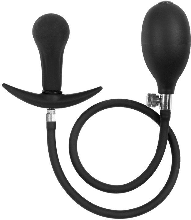 Rimba Plug Anal Gonflable avec Pompe - Noir