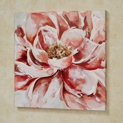 Touch of Class Floral Splendor Canvas Wall Art Claret , Claret