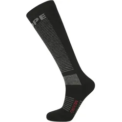 SLOPE Cordeck Merino Wolle Skisocken Kinder 1001 - black 31-33