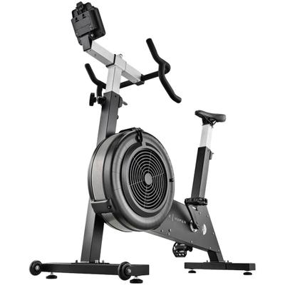 Ergometer HALF HUMAN "Half Human HIIT Bike", schwarz, Heimtrainer, ohne Unterlegmatte