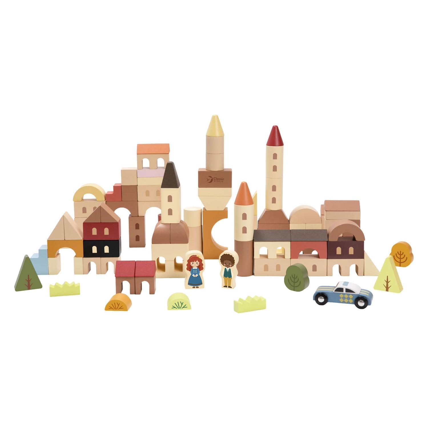 Classic World Klassische Welt Holzbausteine - 100 Stück. (76500741)