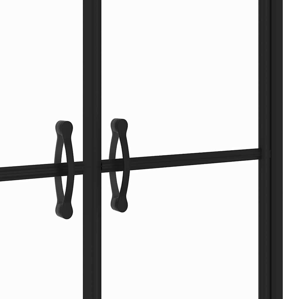 vidaXL Porte de douche ESG transparent (98-101)x190 cm