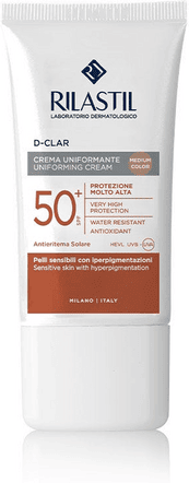 Rilastil Sun System D-Clar SPF 50+ Crema Colorata Viso Medium 40 ml