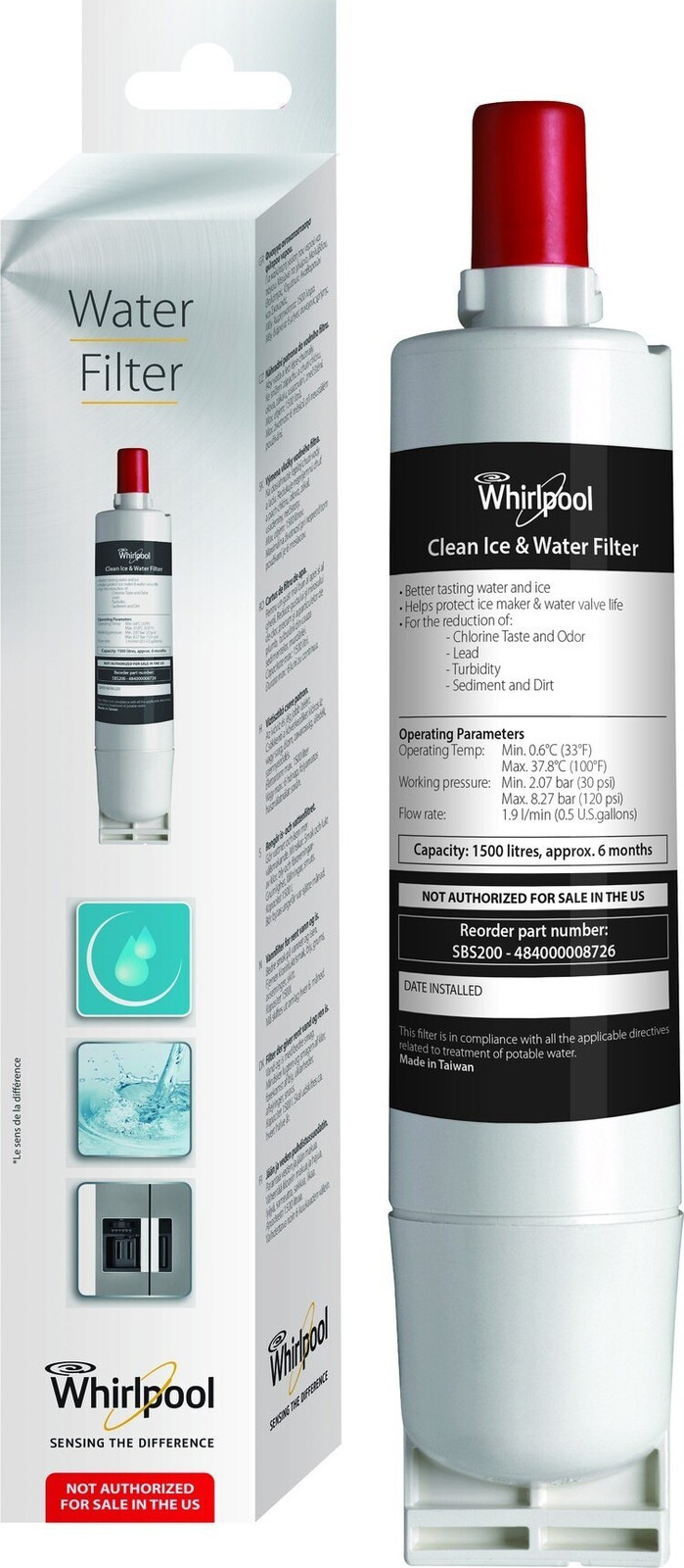 Whirlpool Waterfilter SBS001