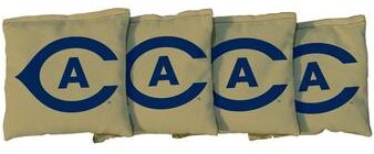 Skip's Garage California University of Davis Aggies Yellow Cornhole Bags
