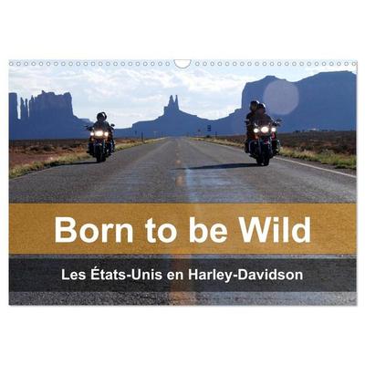 Born to be wild – Les États-Unis en Harley-Davidson (Calendrier mural 2026 DIN A3 vertical), CALVENDO calendrier mensuel