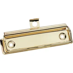 100 Klemmmechaniken 100 mm, mit Hänger, gold, 100 Stück, Metall