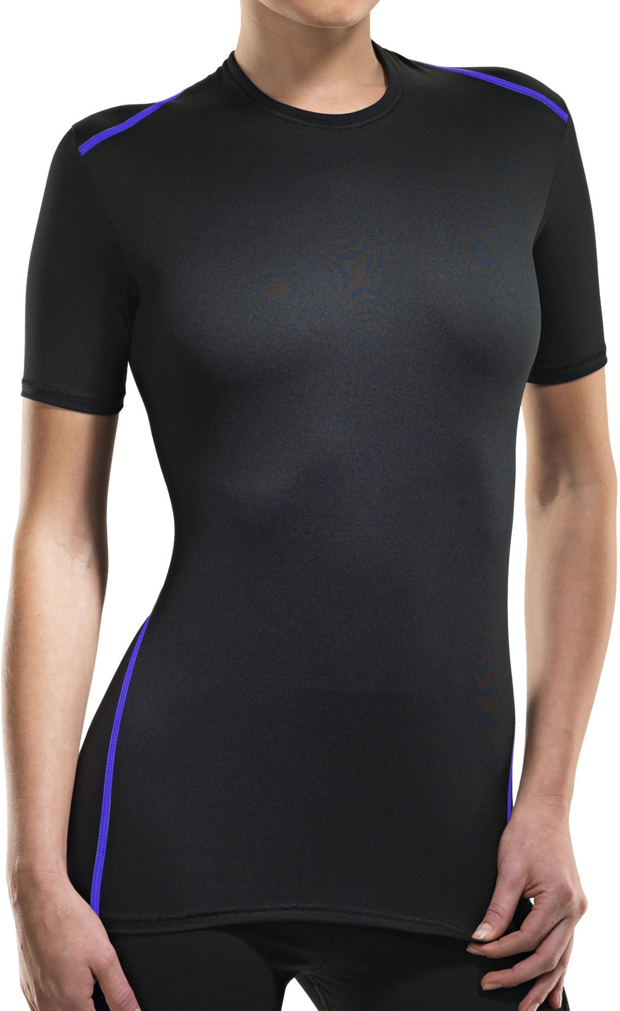 Funktionsshirt ISA BODYWEAR "CC1 Shirt kurzarm", Damen, Gr. XL, schwarz, Obermaterial: 100% Polyester PES., Shirts Funktionsshirt schwarz XL