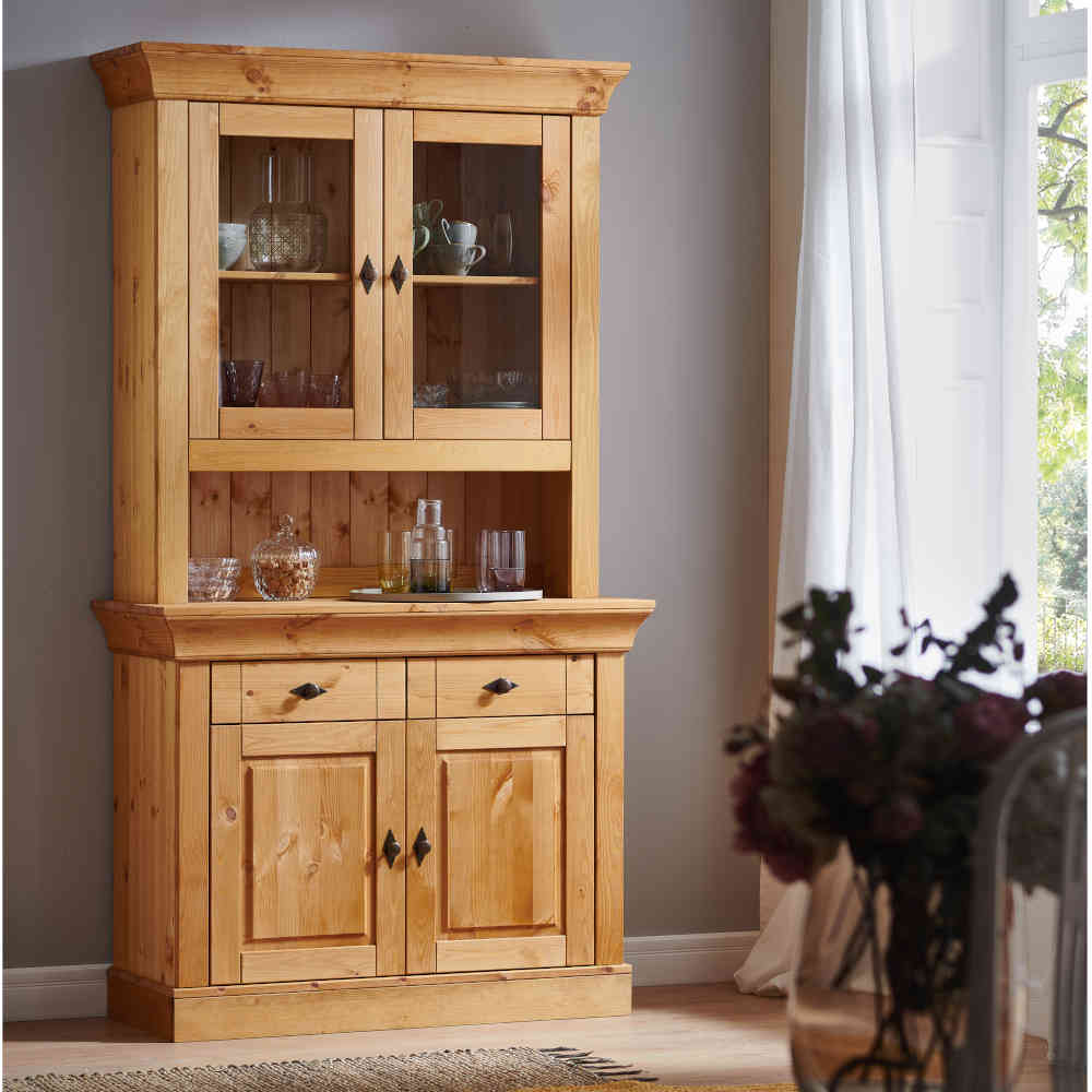 Pharao24.de Esszimmer Buffet aus Kiefer teilmassiv Landhausstil