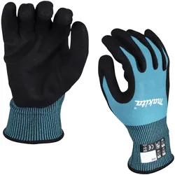 makita Arbeitshandschuhe Nitril 10 blau,schwarz