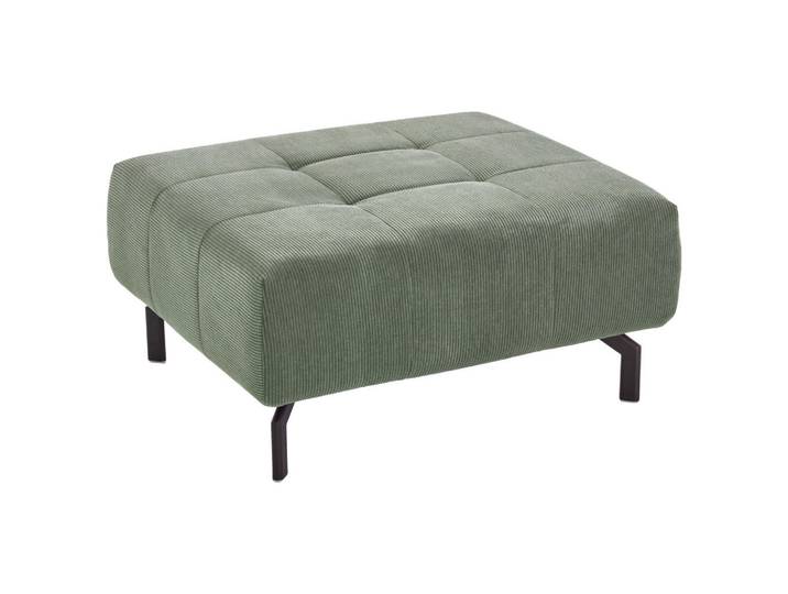 Beldomo Style Hocker, Waldgrün, Metall, rechteckig, 90x44x75 cm, Goldenes M, Stoffauswahl, erweiterbar (Typenauswahl), Wohnzimmer, Hocker, Sitzhocker