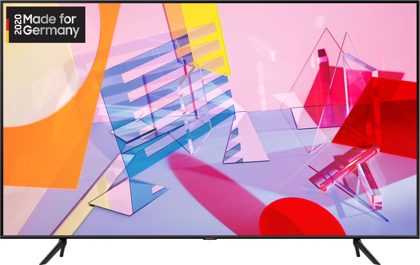 Samsung 4K Ultra HD QLED TV 108 cm (43 Zoll) GQ43Q60TGU Sprachassistenten, Smart-TV, HDR10+