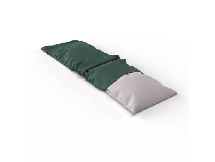 Lotus Bettwaren - Lotus Seitenschläfer Kissenbezug Satin uni, Satin uni Seitenschläfer Kissenbezug, 40 x 130 cm, Grün
