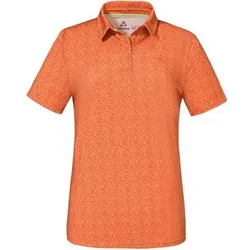SCHÖFFEL Damen Polo Polo Shirt Style Fraydo WMN, Größe 44 in Braun Braun
