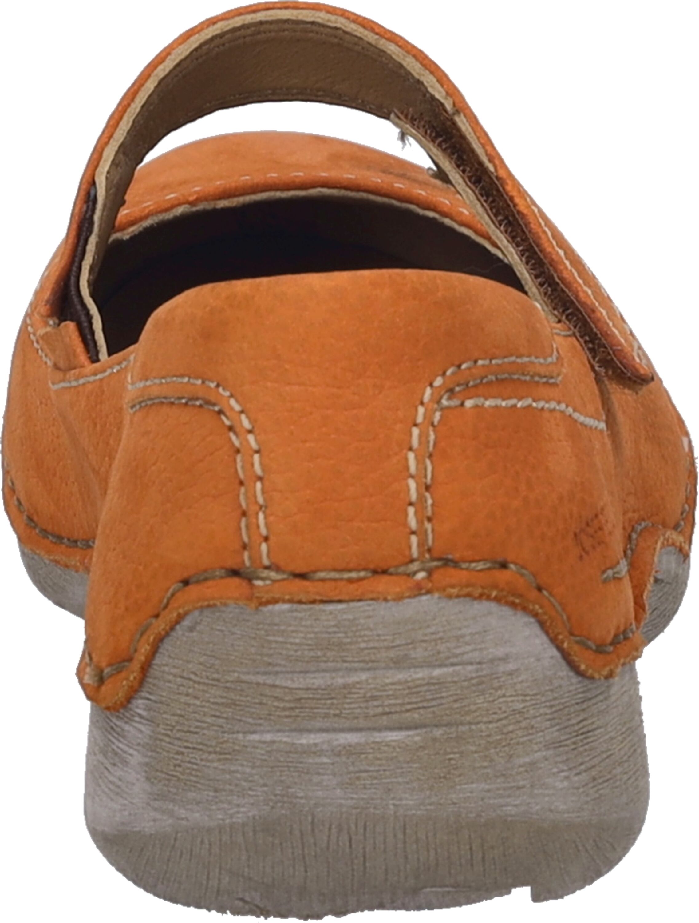 Ballerina JOSEF SEIBEL "Fergey 58, papaya", Damen, Gr. 44, orange (papaya), Obermaterial: 100% Rindsleder Leather cow., Schuhe Ballerina