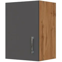 Held Küchenoberschrank ca. 40 cm Anthrazit/Eiche