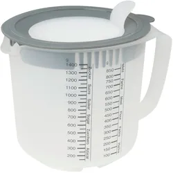 Dr. Oetker Mess- und Rührbecher 1,4 Liter, Maßbecher, Messkanne, Messbehälter, 1802