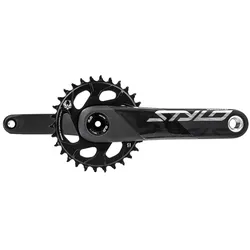 TRUVATIV Fatbike Kurbel Stylo Carbon Eagle DUB schwarz 1x12 | FAT4 X-S