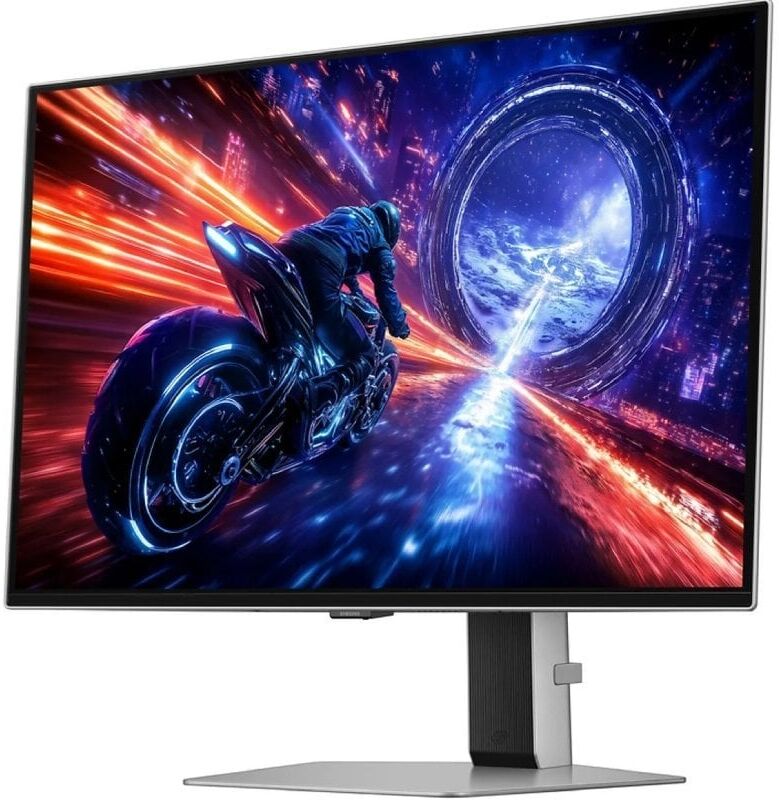 Monitor Gaming Samsung Odyssey OLED G6 G60SF S27FG604SU 27'/ QHD/ 0.03ms/ 500Hz/ QD-OLED/ Regulável em altura/ Prateado