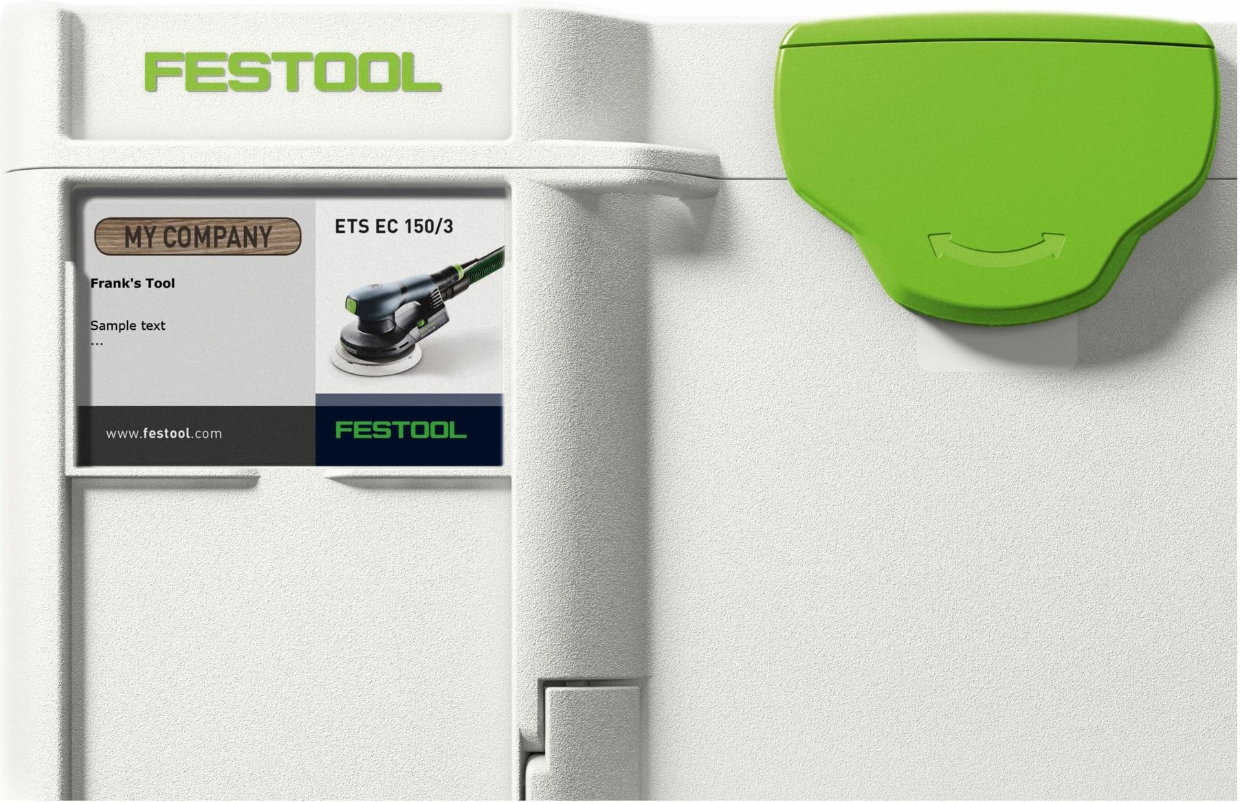Festool AB-BF SYS TL Abdeckung aus Kunststoff für Systainer³ Organizer TL, 55x85 mm - 497855)