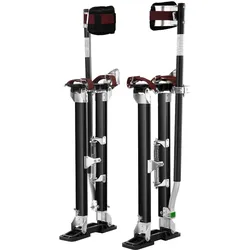 VEVOR Aluminium-Arbeitsstelzen – höhenverstellbar 61–102cm (24–40'') Traglast 103kg für Trockenbau, Maler, Renovierung & Baumschnitt, Rutschfeste Gummifüße & Stoßdämpfung für maximale Sicherheit