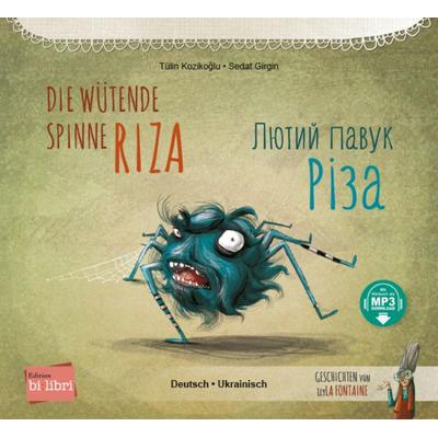 Die wütende Spinne Riza (Deutsch-Ukrainisch), Taschenbuch von Tülin Kozikoğlu, Bilibri, 978-3-695-00371-6