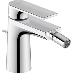 Duravit Tulum Bidetarmatur TU2400001010 mit Zugstangen-Ablaufgarnitur, Ausladung 126mm, chrom