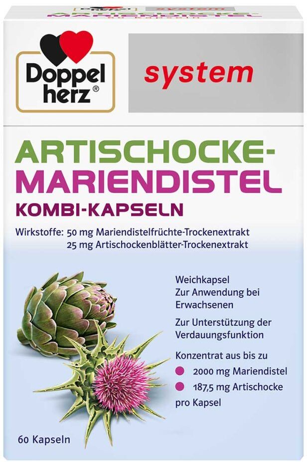 Doppelherz Artischocke-mariendistel system Weichk.