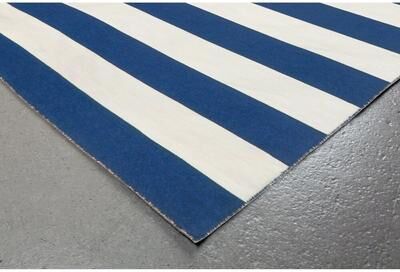 Liora Manne Lush Decor Sorrento Rugby Stripe Indoor/Outdoor Rug
