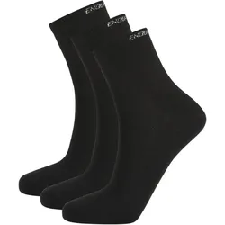 3er Pack ENDURANCE Alcudia Bambus Viksose Quarter Socken 1001 - black 43-46