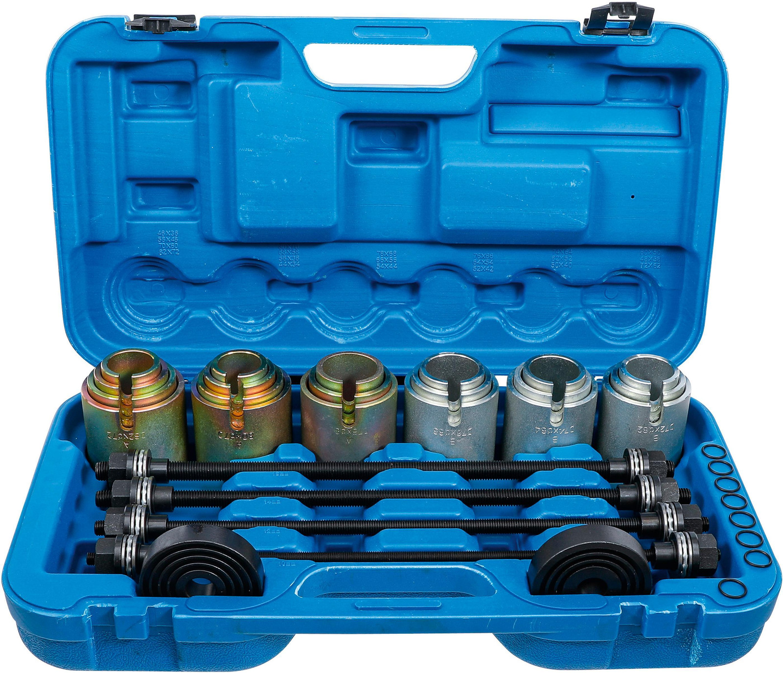 BGS technic 26-delige gereedschapset voor lagers en rubberen bussen 67302