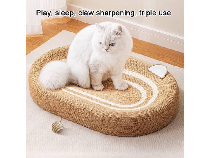 Planche à gratter en Sisal résistante à l'usure pour chat, Sisal domestique anti-pelliculaire et résistant aux rayures