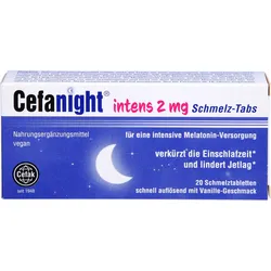 Cefanight Intens 2 mg Schmelz-Tabs 20 ST