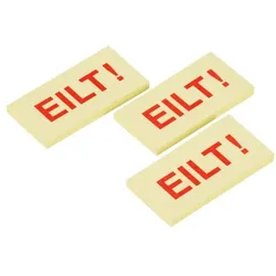 inFo Haftmarker »EILT!« 70 x 35 mm gelb, 7x3.5 cm