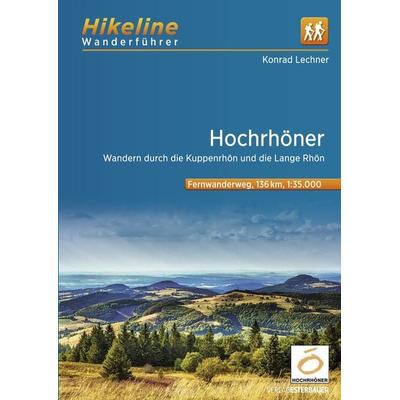 Wanderführer Hochrhöner, Taschenbuch von Konrad Lechner, Esterbauer, 978-3-7111-0081-8