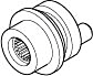 Dornbracht Exzenter WFB Umstellung 09150100290 091501002 D 22 x 48 mm