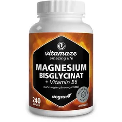 MAGNESIUM BISGLYCINAT+Vitamin B6 Kapseln 210,9 g