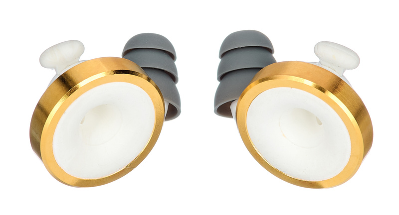 Limousine Earplugs Knops Gold White bianco