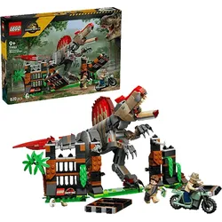 LEGO Jurassic World 77982 Flucht des Spinosaurus Bausatz, Mehrfarbig